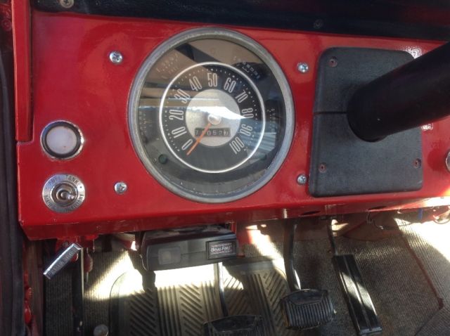 1970 Red Ford Bronco SUV