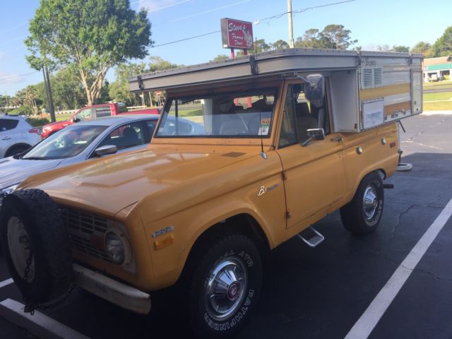 1970 Chrome Yellow Ford Bronco Pick up