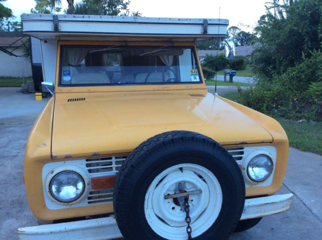 1970 Chrome Yellow Ford Bronco Pick up