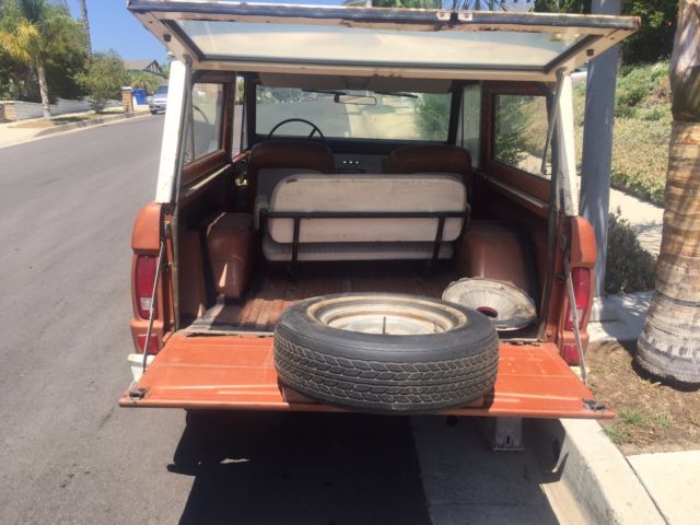 1974 Red Ford Bronco