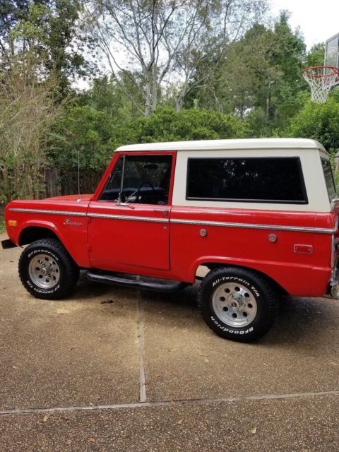 1974 Red Ford Bronco