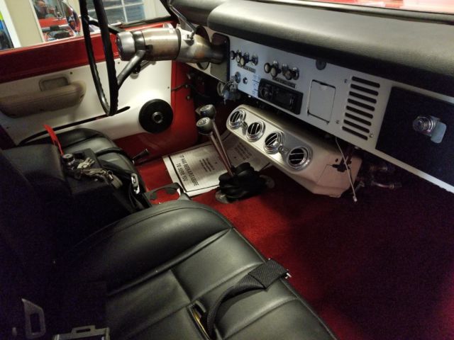 1974 Red Ford Bronco