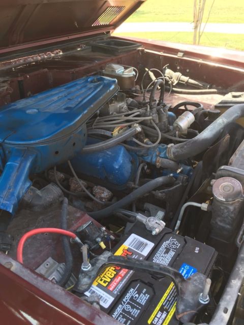 1976 Orange Ford Bronco SUV