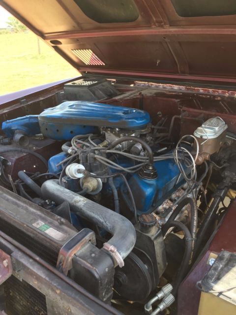 1976 Orange Ford Bronco SUV