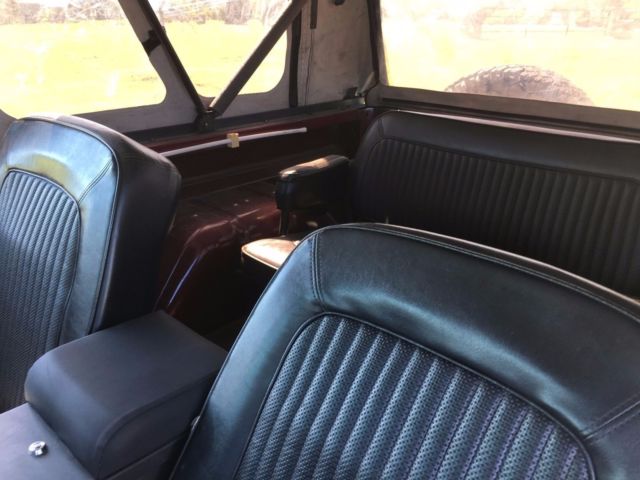 1976 Orange Ford Bronco SUV