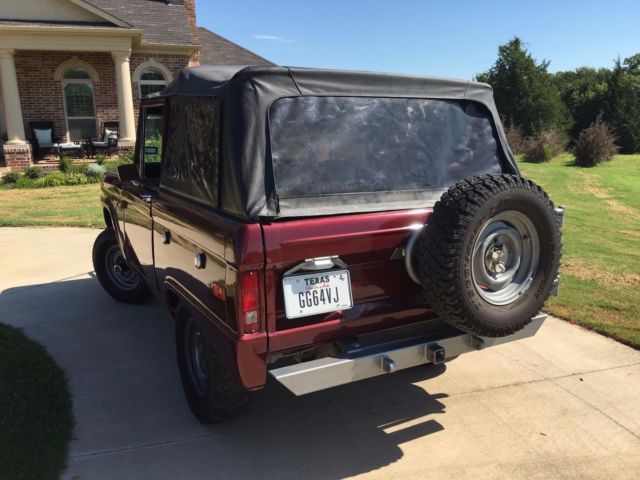 1976 Orange Ford Bronco SUV