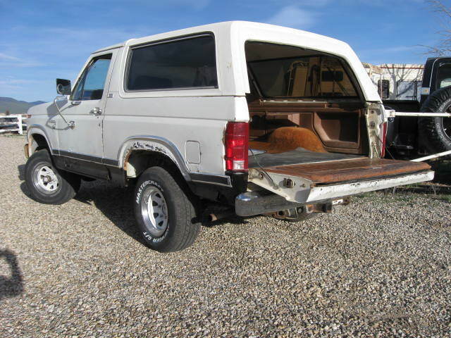 1981 White Ford Bronco SUV
