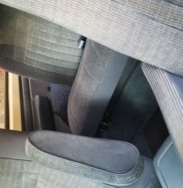 1988 Blue Ford Bronco Convertible