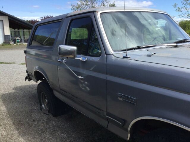 1990 Gray Ford Bronco