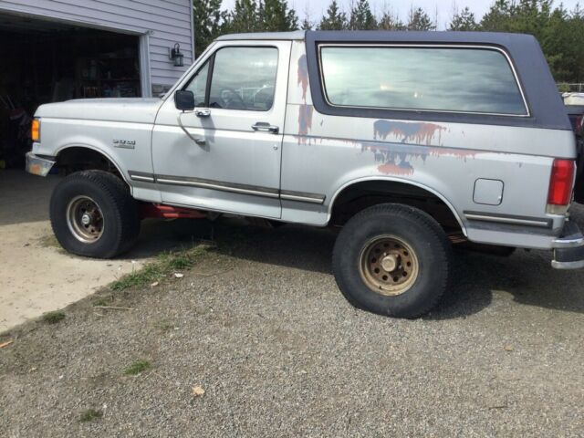 1990 Gray Ford Bronco