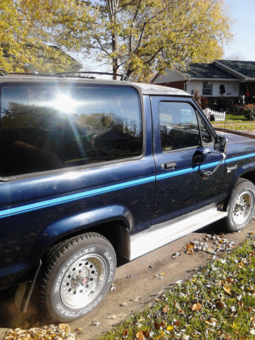 1988 Blue Ford Bronco II SUV