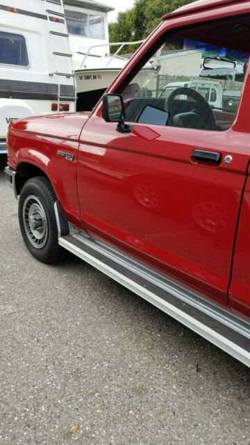 1989 Red Ford Bronco II 2d