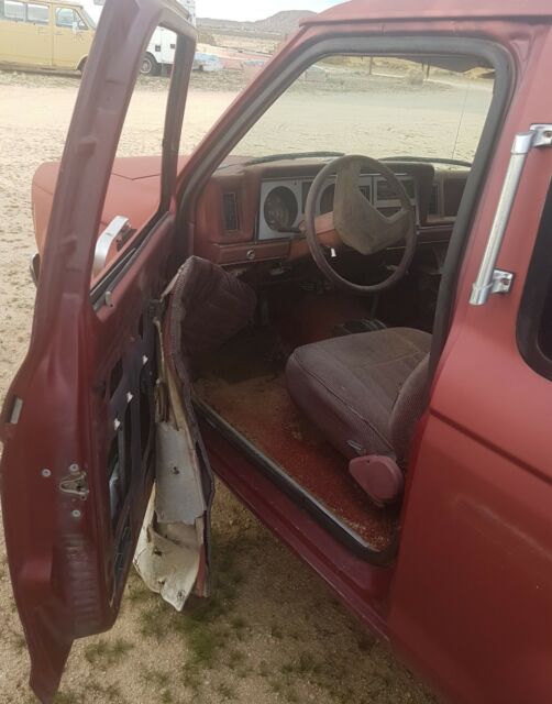 1987 Burgundy Ford Bronco II SUV
