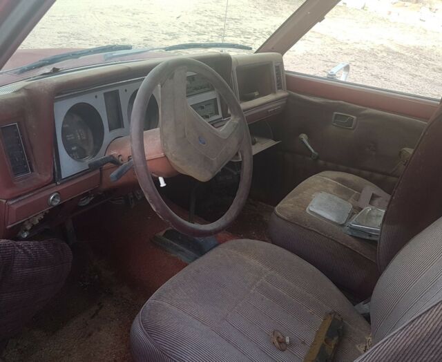 1987 Burgundy Ford Bronco II SUV