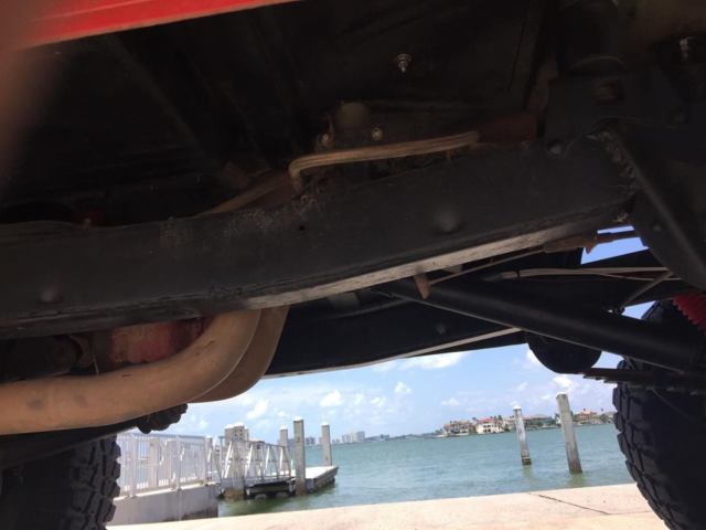 1974 Red Ford Bronco Convertible
