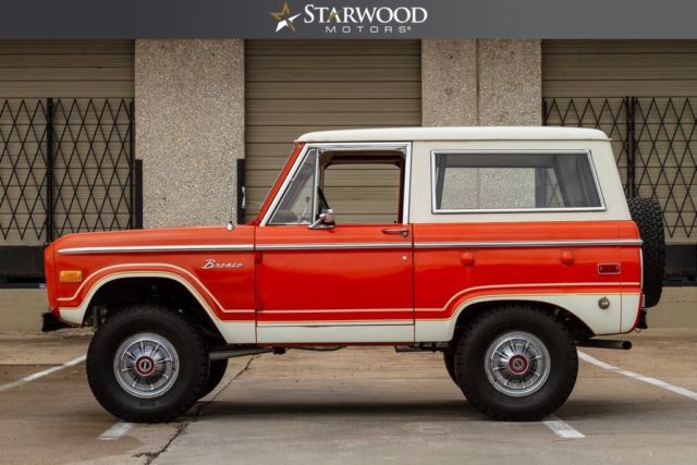 1976 Orange Ford Bronco --