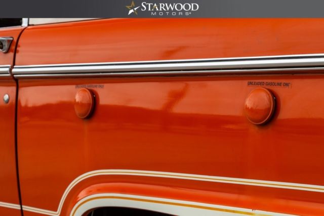 1976 Orange Ford Bronco --