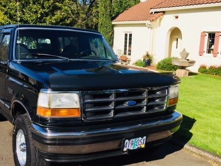 1993 RAVEN BLACK Ford Bronco Coupe