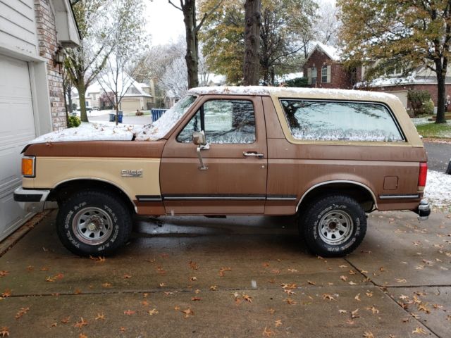 1989 Brown Ford Bronco