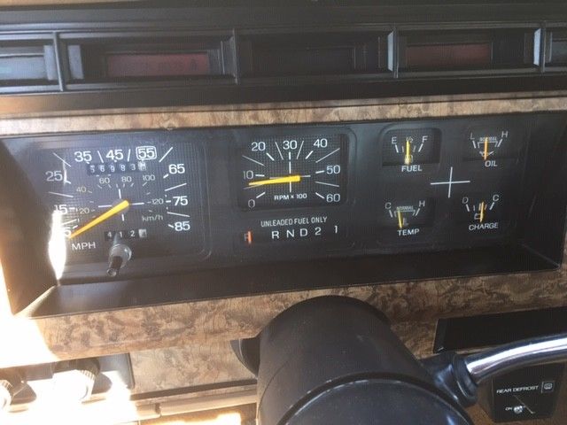 1986 Tan Ford Bronco SUV