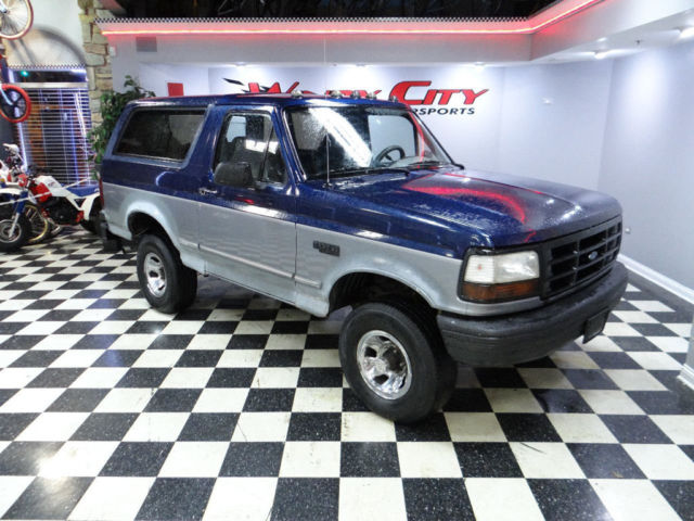 1994 Blue Ford Bronco SUV