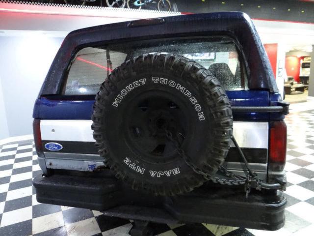 1994 Blue Ford Bronco SUV