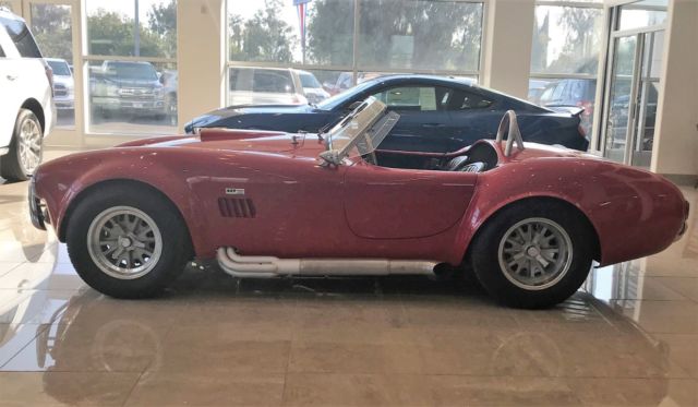 1966 Red Ford Cobra Convertible