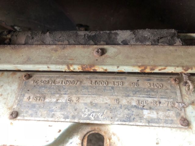 1954 yellow-red Ford Other Pickups Cab & Chassis