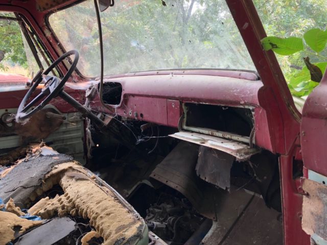 1954 yellow-red Ford Other Pickups Cab & Chassis