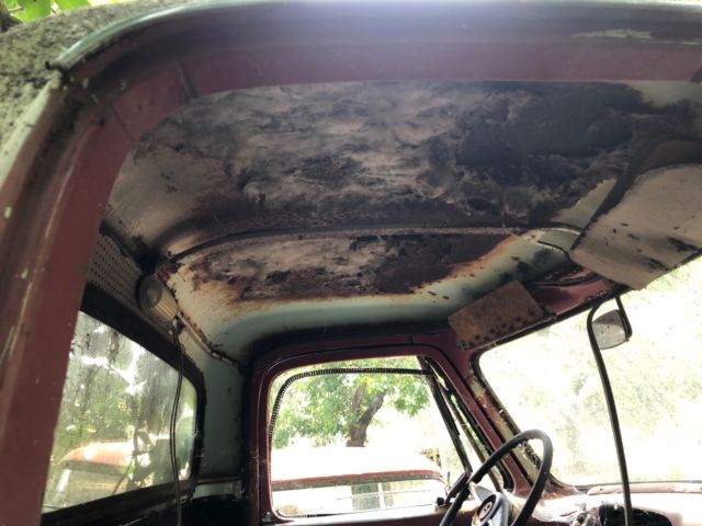 1954 yellow-red Ford Other Pickups Cab & Chassis