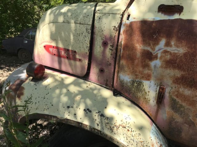1954 yellow-red Ford Other Pickups Cab & Chassis