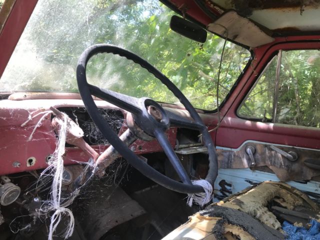 1954 yellow-red Ford Other Pickups Cab & Chassis