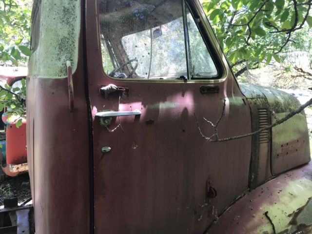 1954 yellow-red Ford Other Pickups Cab & Chassis