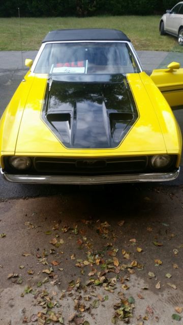 1972 Yellow Ford Ford GT Convertible