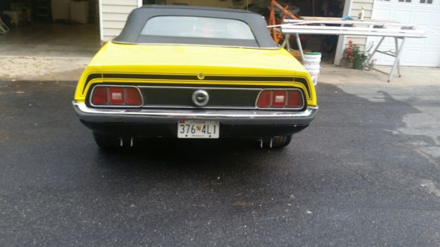 1972 Yellow Ford Ford GT Convertible