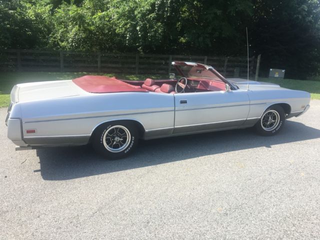 1972 Silver Ford LTD Convertible