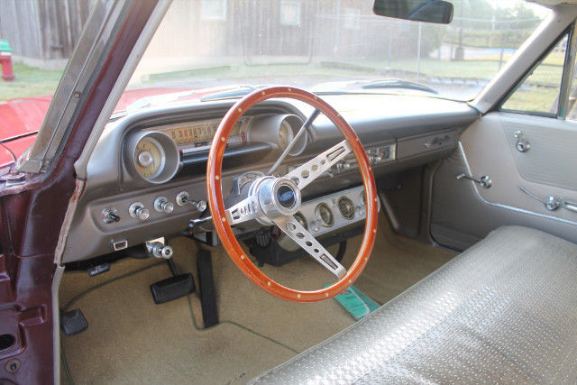 1964 Burgundy Ford Galaxie