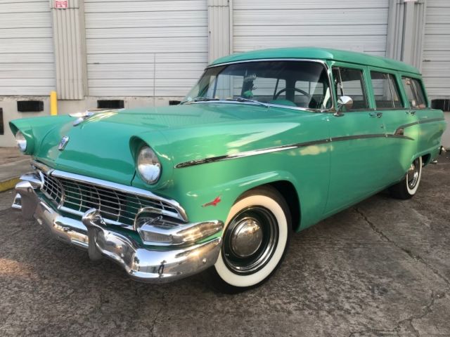 1956 Green Ford Country Sedan