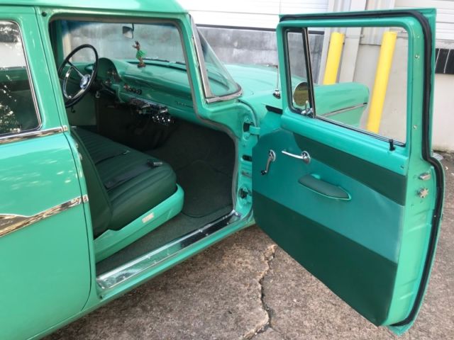 1956 Green Ford Country Sedan