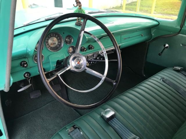 1956 Green Ford Country Sedan