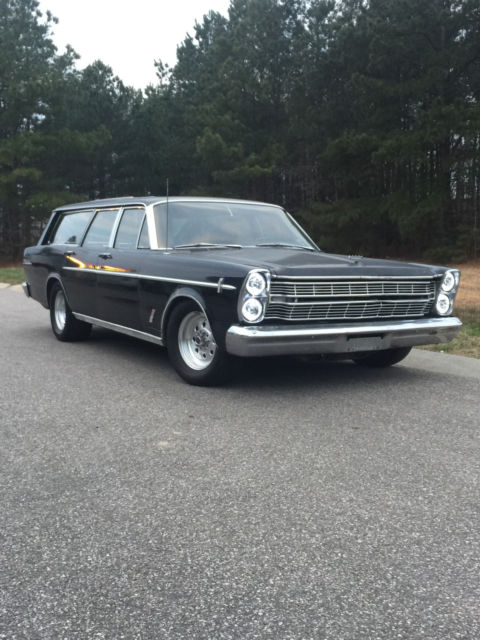 1966 Black Ford Country Sedan Wagon