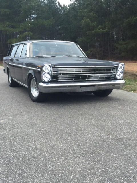 1966 Black Ford Country Sedan Wagon