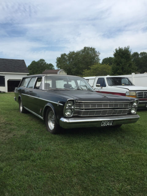 1966 Black Ford Country Sedan Wagon