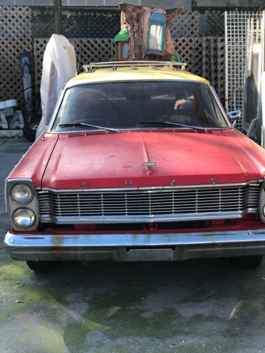 1965 Red Ford Country squire Wagon