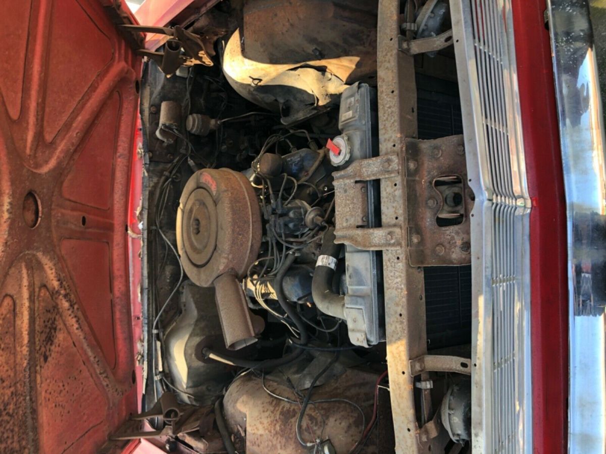 1965 Red Ford Country squire Wagon