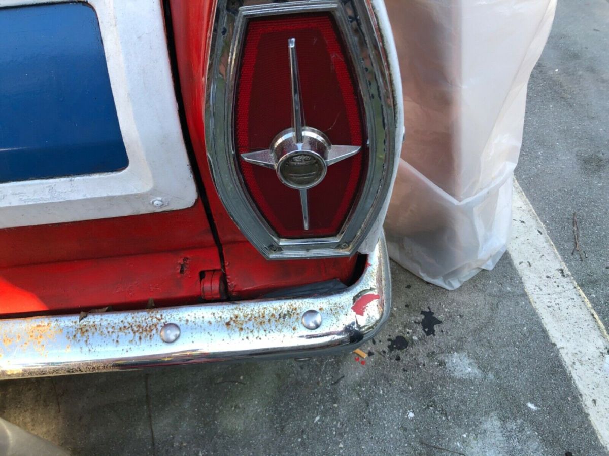 1965 Red Ford Country squire Wagon