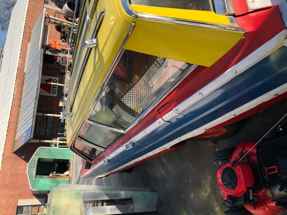 1965 Red Ford Country squire Wagon