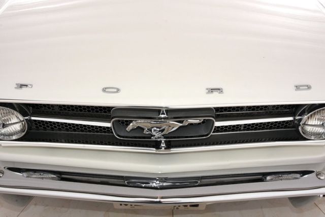 1965 White Ford Mustang Fastback