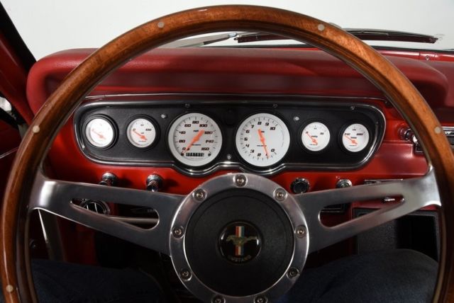 1965 White Ford Mustang Fastback