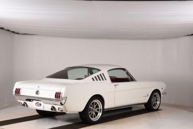 1965 White Ford Mustang Fastback